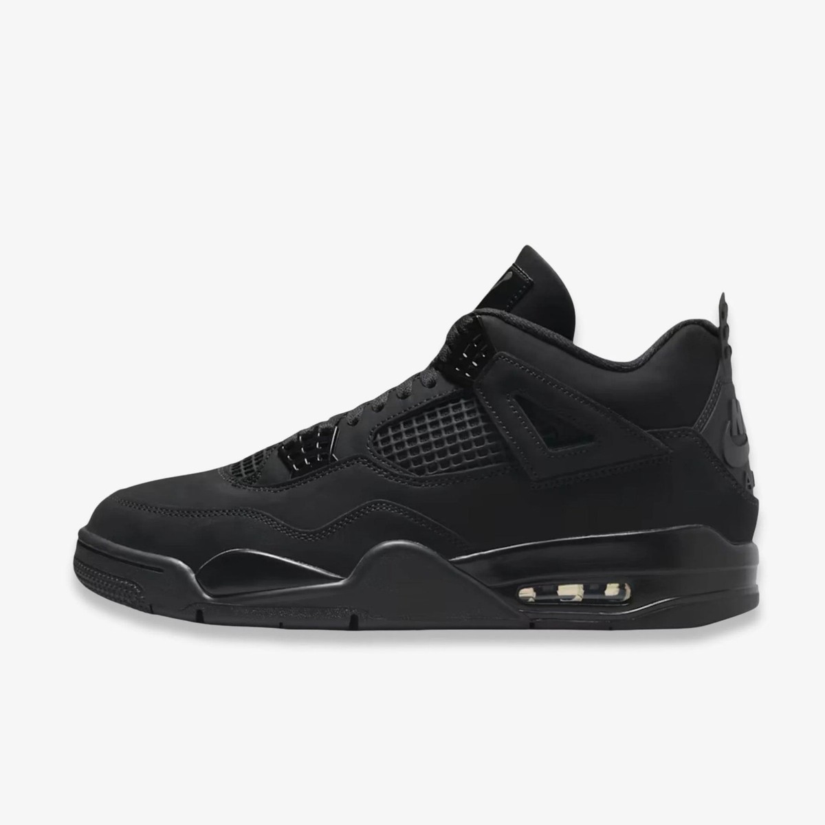 Air Jordan 4 Retro 'Black Cat' (2025) Sneakers Unisex Adult Mens