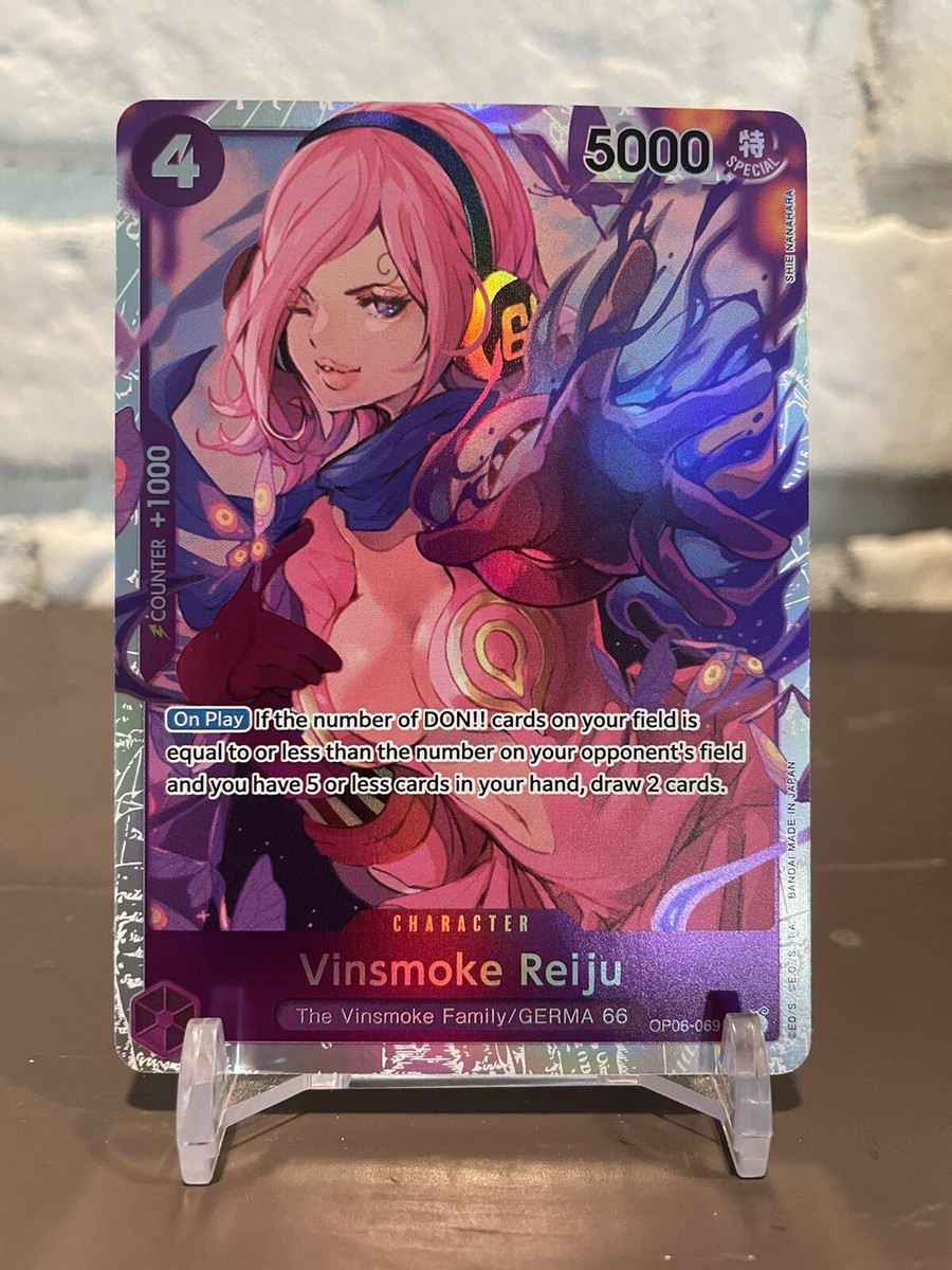 ENGLISH Vinsmoke Reiju OP06-069 One Piece Card Game TCG Super Rare