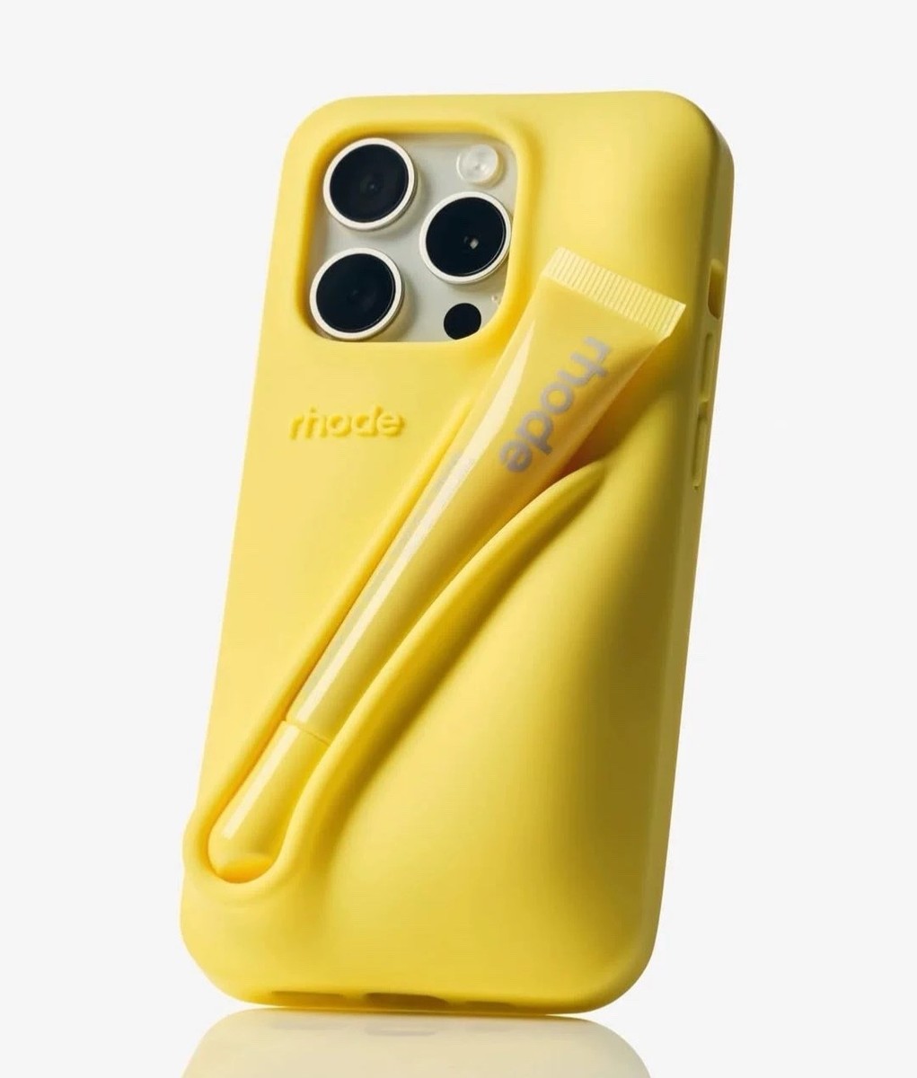 Rhode LEMONTINI Case For IPhone 15 PRO MAX Phone Case + LIP TINT