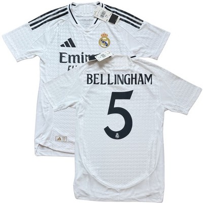 2024/25 Real Madrid Authentic Home Jersey #5 Bellingham XS Player