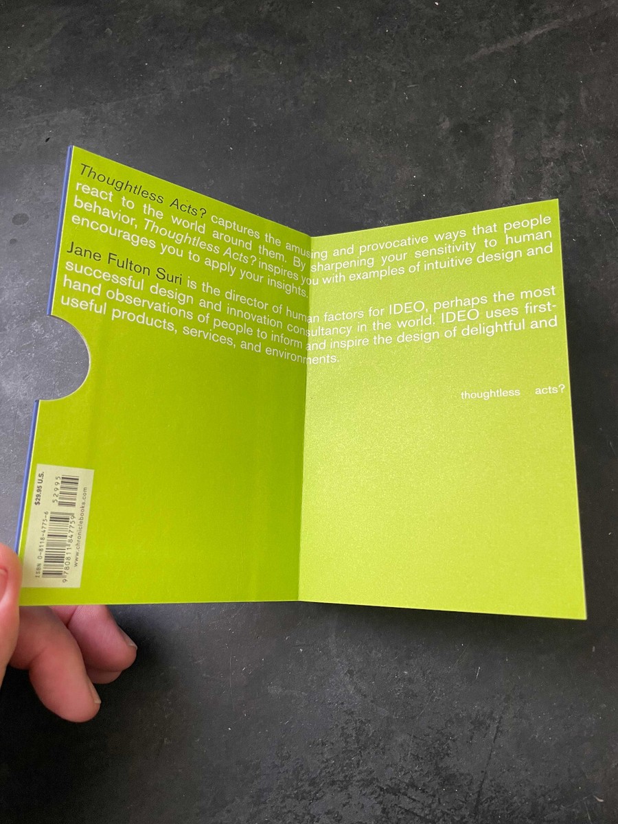 Thoughtless Acts?: Observations on Intuitive Design by Jane Fulton