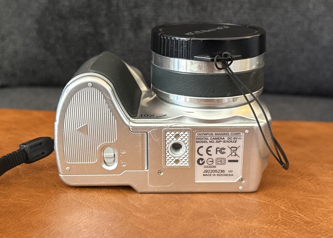 Olympus SP Series SP-510 UZ 7.1MP Digital Camera - Silver for sale