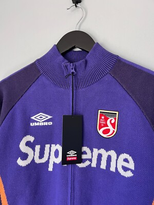 Supreme x Umbro Zip Up Sweater - Size XL - Purple - NEW | eBay