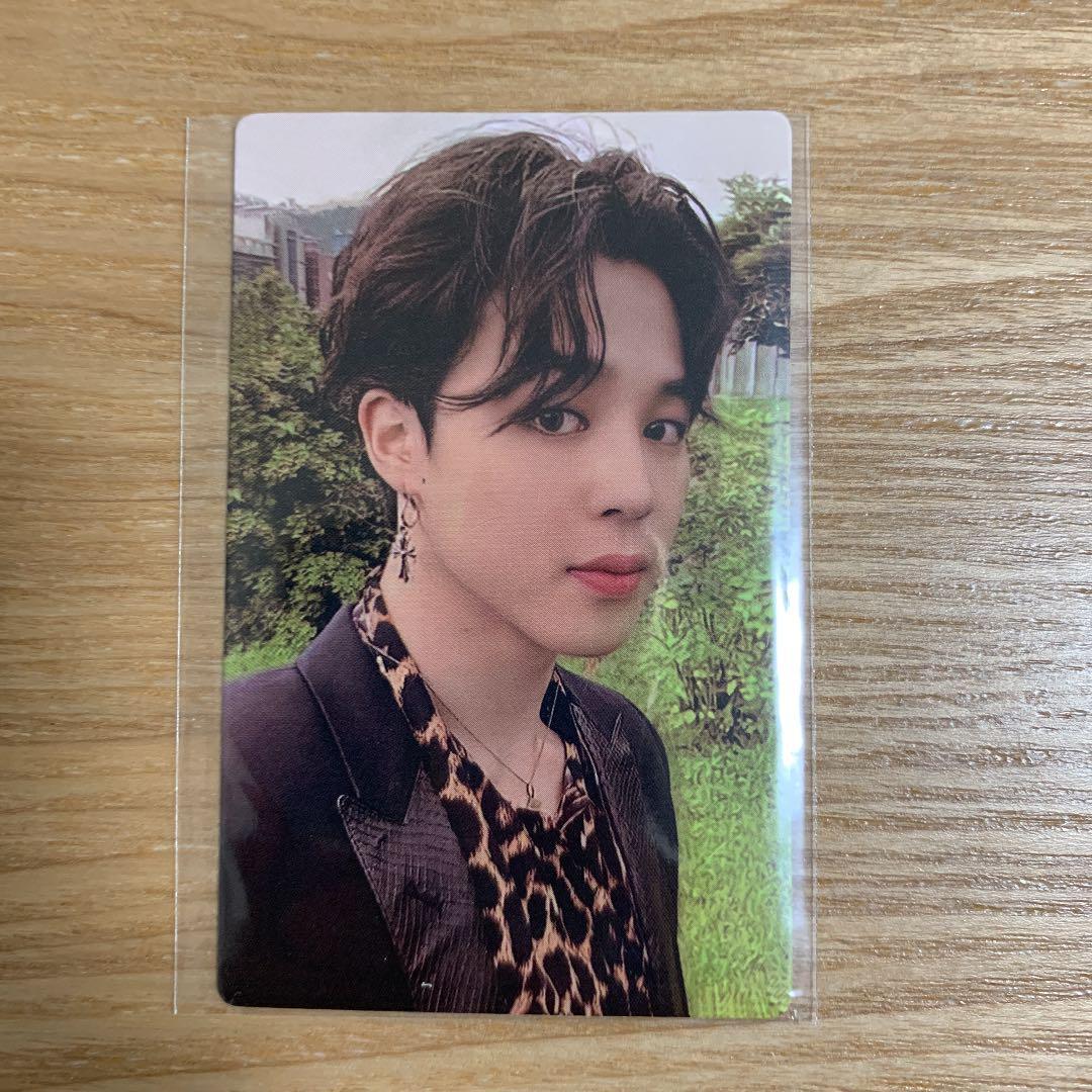 BTS Jimin Memories of 2020 limited Official Photo card in the Blu