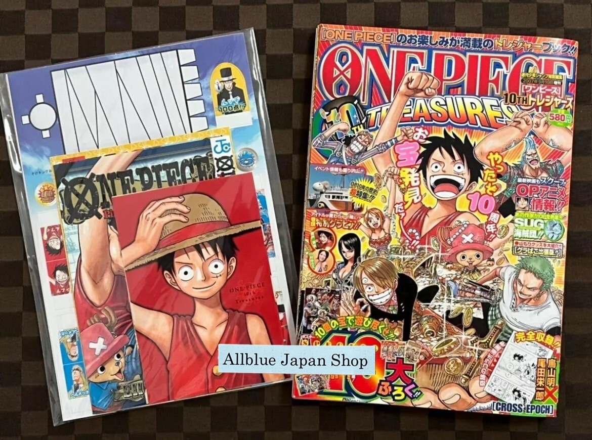 ONE PIECE 10th Treasures Book 10th Anniversary Book w / appendix