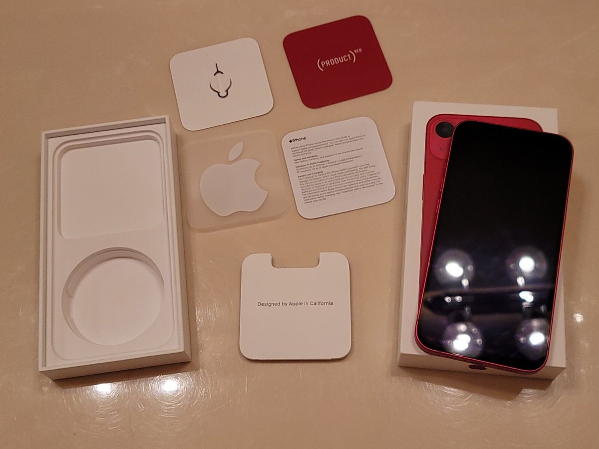 Apple iPhone 13 PRODUCT RED 256GB Verizon Open Box Authentic