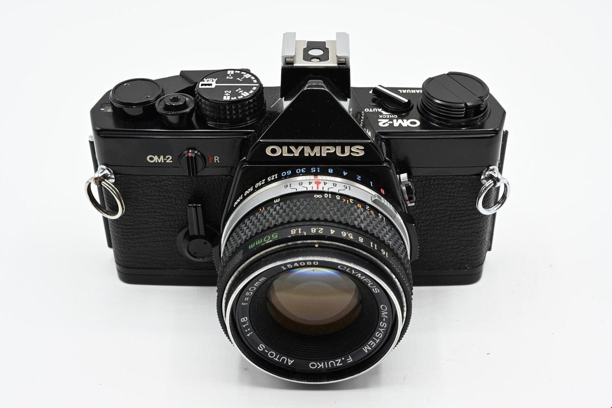 OLYMPUS OM-2SPブラック フィルム一眼レフカメラ Olympus Black OM-2 w