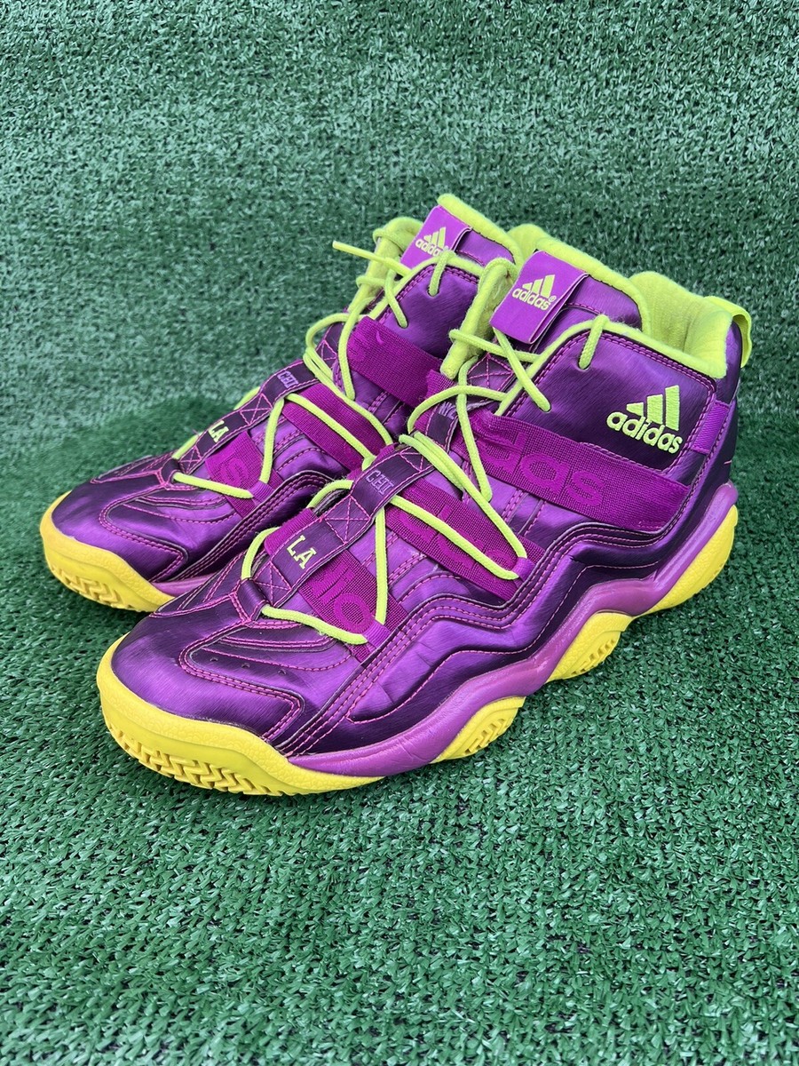 Adidas Men's Purple/Yellow Lakers Basketball Shoes G59159 US size