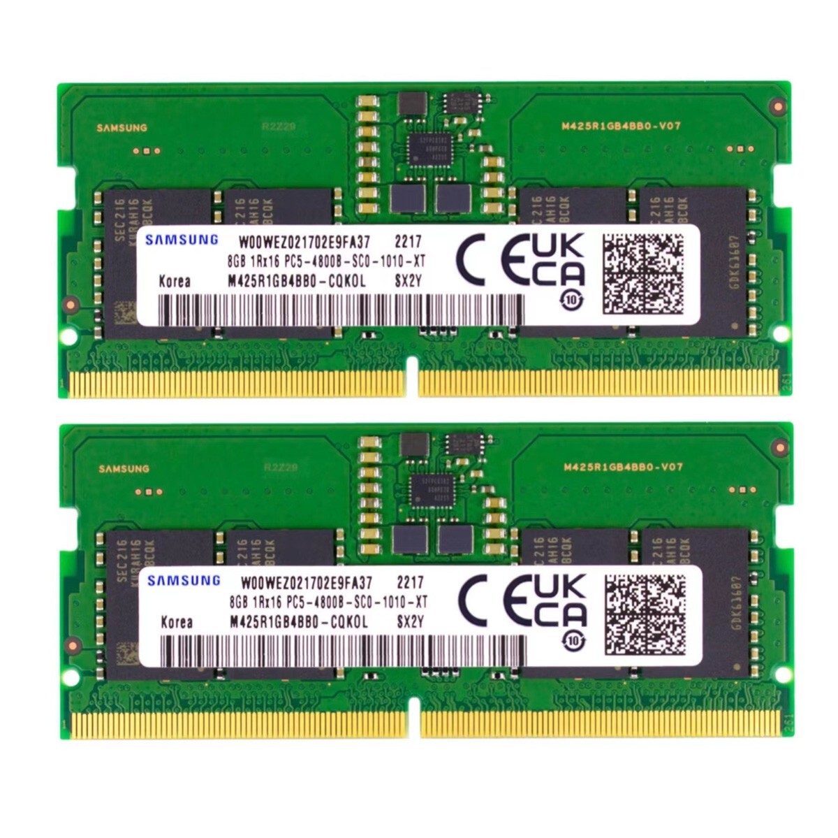 Samsung DDR5 16GB (2X 8GB ) 4800MHz PC5-38400 Laptop Memory Ram