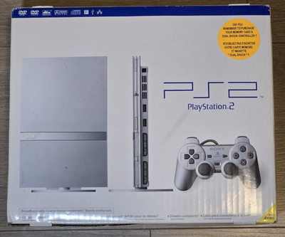 Sony PlayStation 2 Slim Console - Satin Silver for sale online | eBay