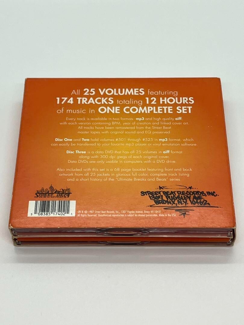 ULTIMATE BREAKS & BEATS THE COMPLETE COLLECTION CD + DVD data disc