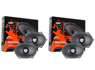Hertz DCX-570.3 Dieci Series 5x7/6x8 Coaxial Speakers 2 Pairs for