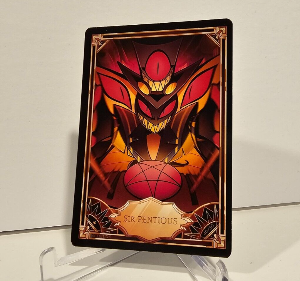 Hazbin Hotel Trading Card - SIR PENTIOUS 40/50 - Season 1 1st
