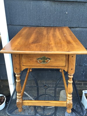 vtg Ethan Allen Circa 1776 Collection End Table 18-8003 single