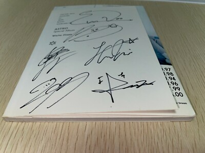 ASTRO [WINTER DREAM] Autographed Signed Album | eBay