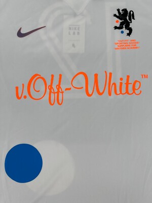 Nike x Off-White Jersey Men's Large Virgil Abloh Mercurial White