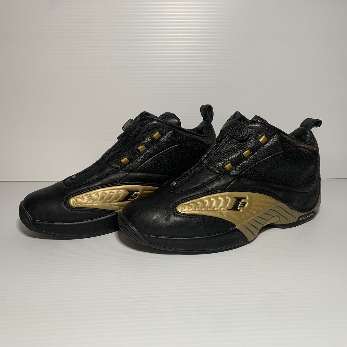 Allen Iverson Shoes Answer IV 4 DMX Mens 11.5 Black And Gold
