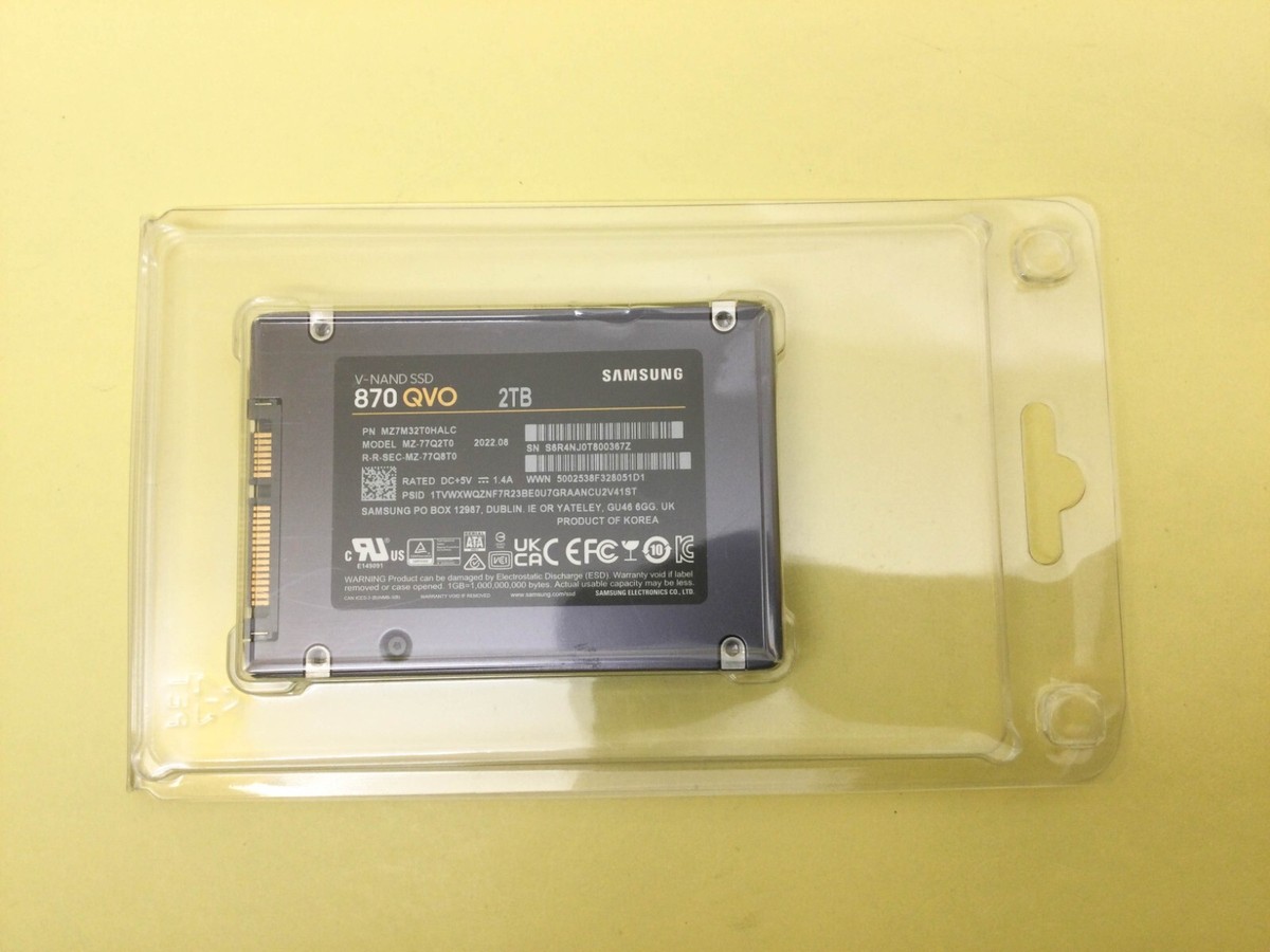 Samsung 870 QVO Series 2TB 2.5'' SATA V-NAND Internal SSD MZ