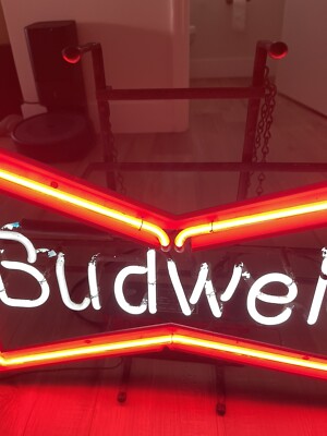 Vintage Budweiser Neon Light Sign | eBay