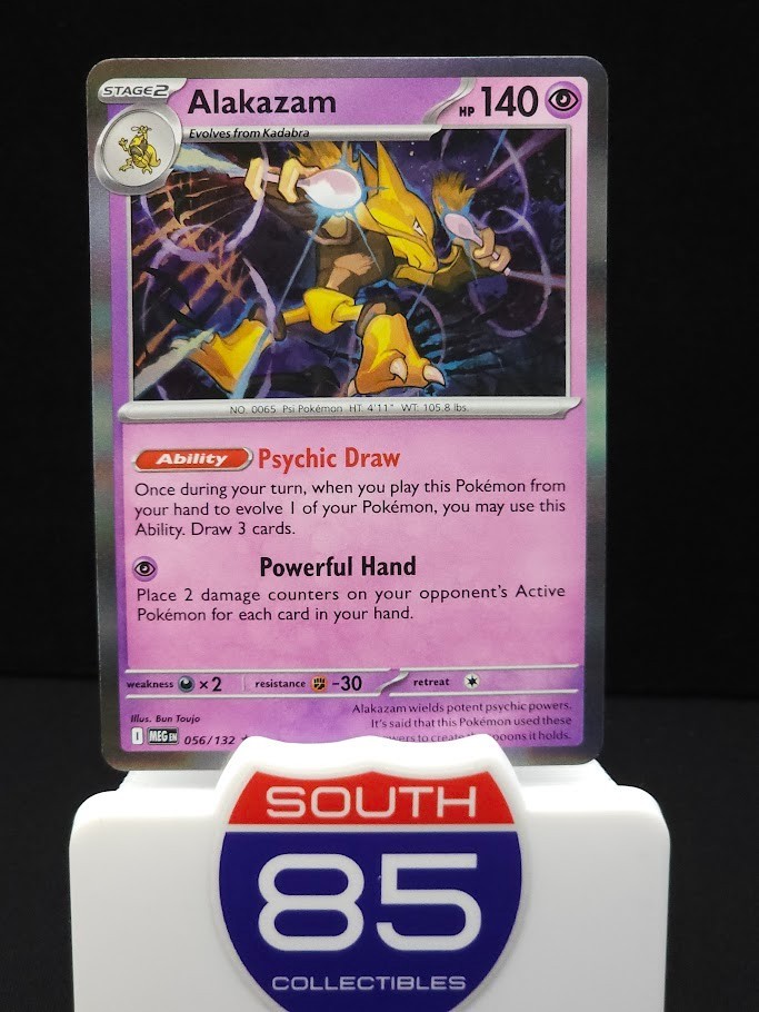 Alakazam 056/132 Holo - Pokemon Mega Evolution | eBay