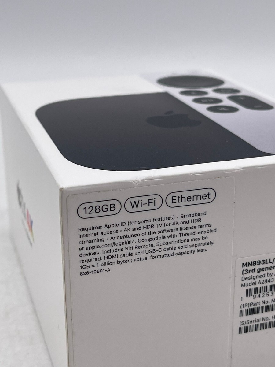 TV 4K 128GB (3rd generation) Wi-Fi + Ethernet - Black | NEW USA | eBay