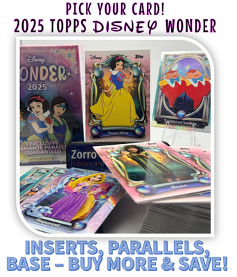2025 Topps Disney WONDER - PICK YOUR CARD! Inserts, Parallels