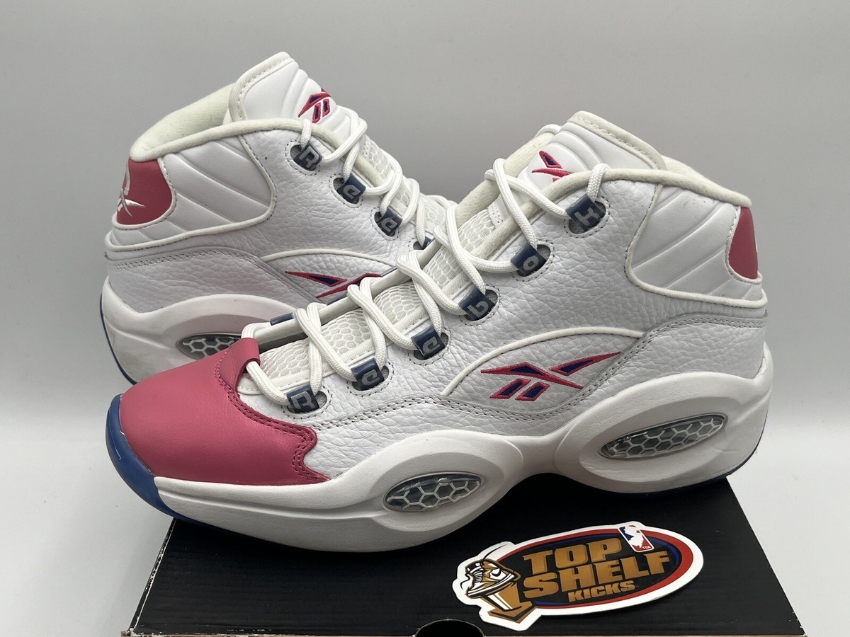 Reebok Question Mid Eric Emanuel Pink Toe 2020 Size 9 Used Rare