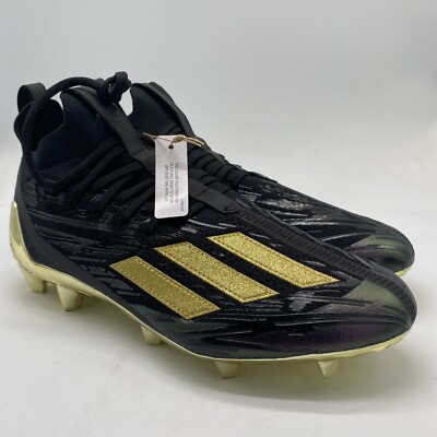 Adidas Adizero Primeknit Football Cleats RARE Black/Gold GV9632