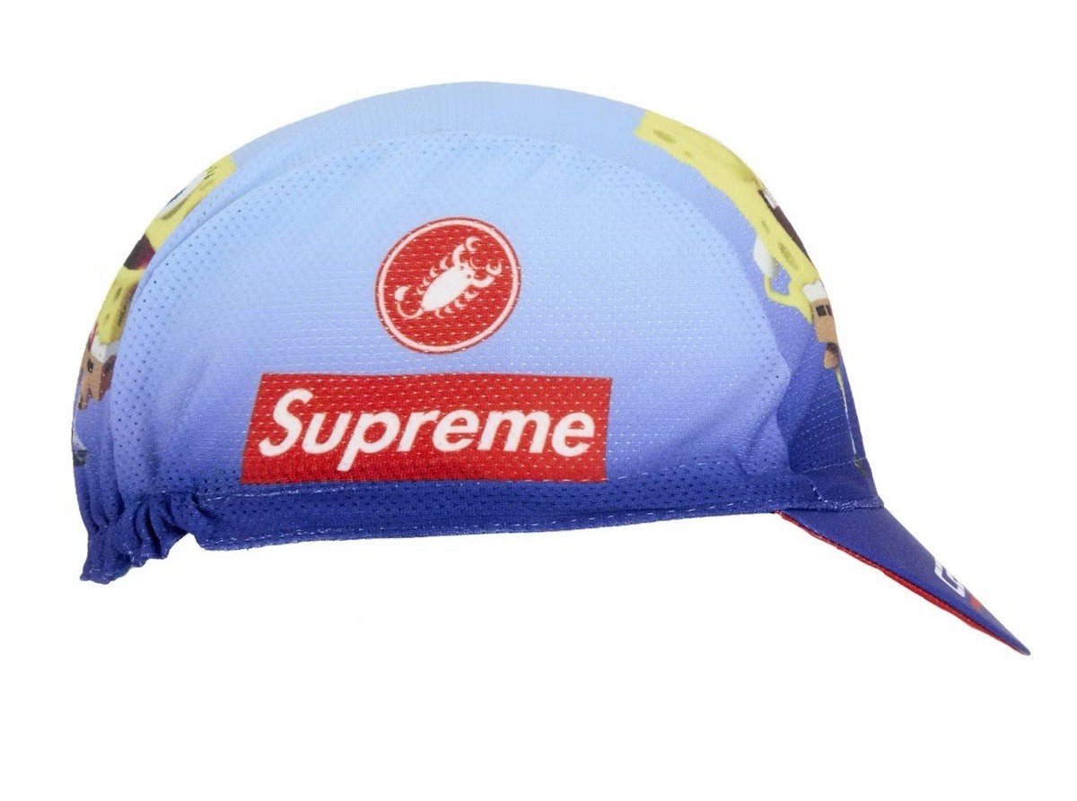 Supreme SpongeBob SquarePants Castelli Cycling Hat|SS25|OS|Blue