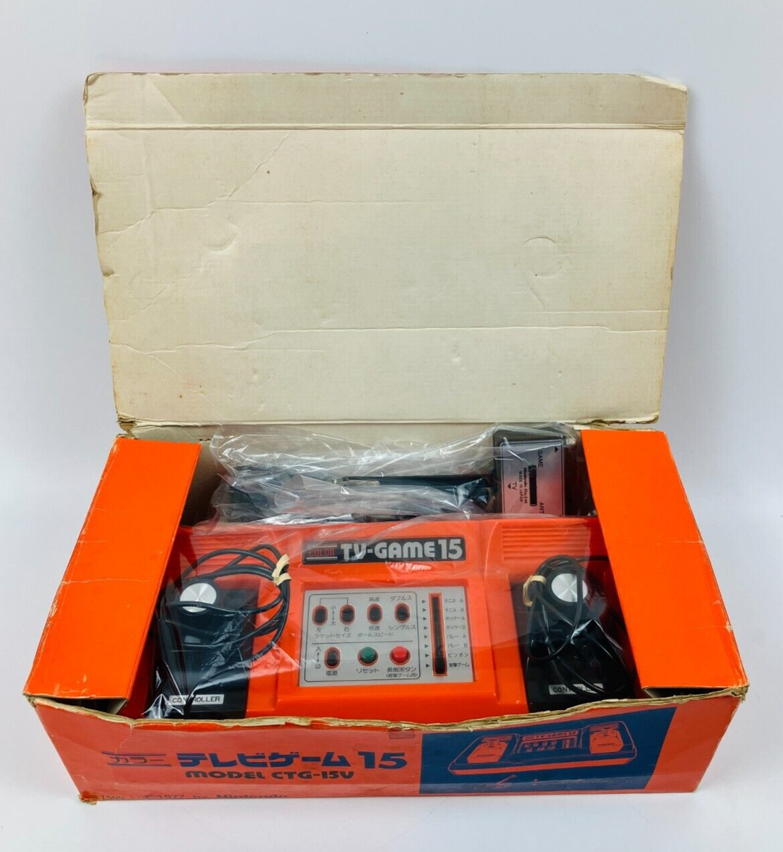 Nintendo Color TV GAME 15 Console Boxed CTG-15V Tested System