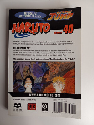 Naruto, Vol. 40 by Masashi Kishimoto (English) Paperback Book