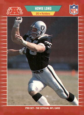 1989 Pro Set #186 Howie Long Los Angeles Raiders Football Card | eBay