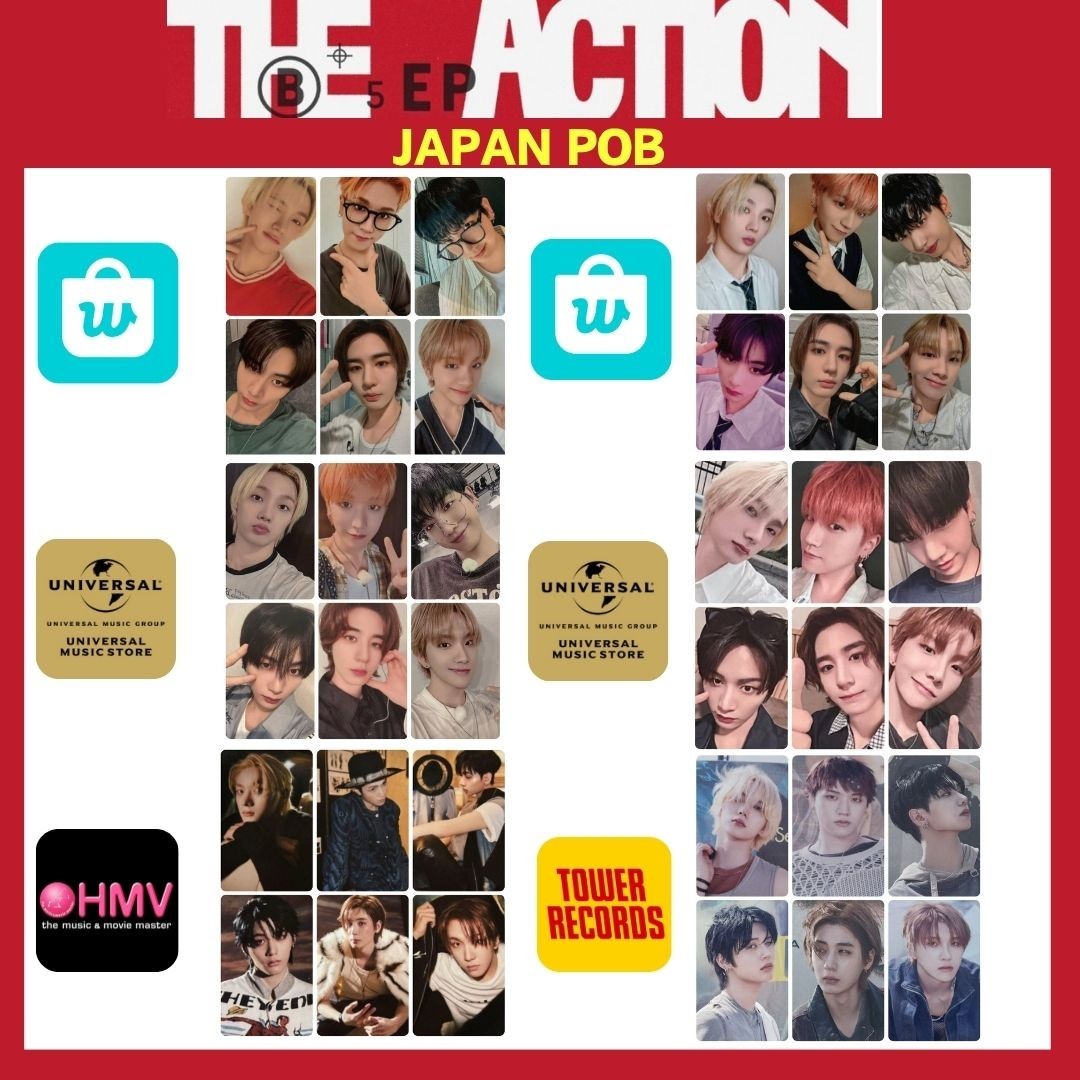 BOYNEXTDOOR The Action 5th EP JAPAN POB Photo card Official PC | eBay