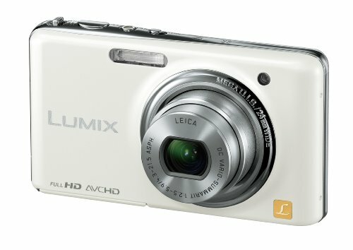 Panasonic Digital Camera LUMIX FX77 12.1 MP White DMC-FX77-W