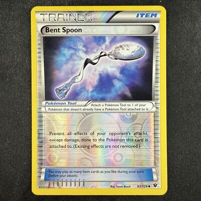 Pokemon TCG Bent Spoon XY Fates Collide 93/124 Uncommon Reverse