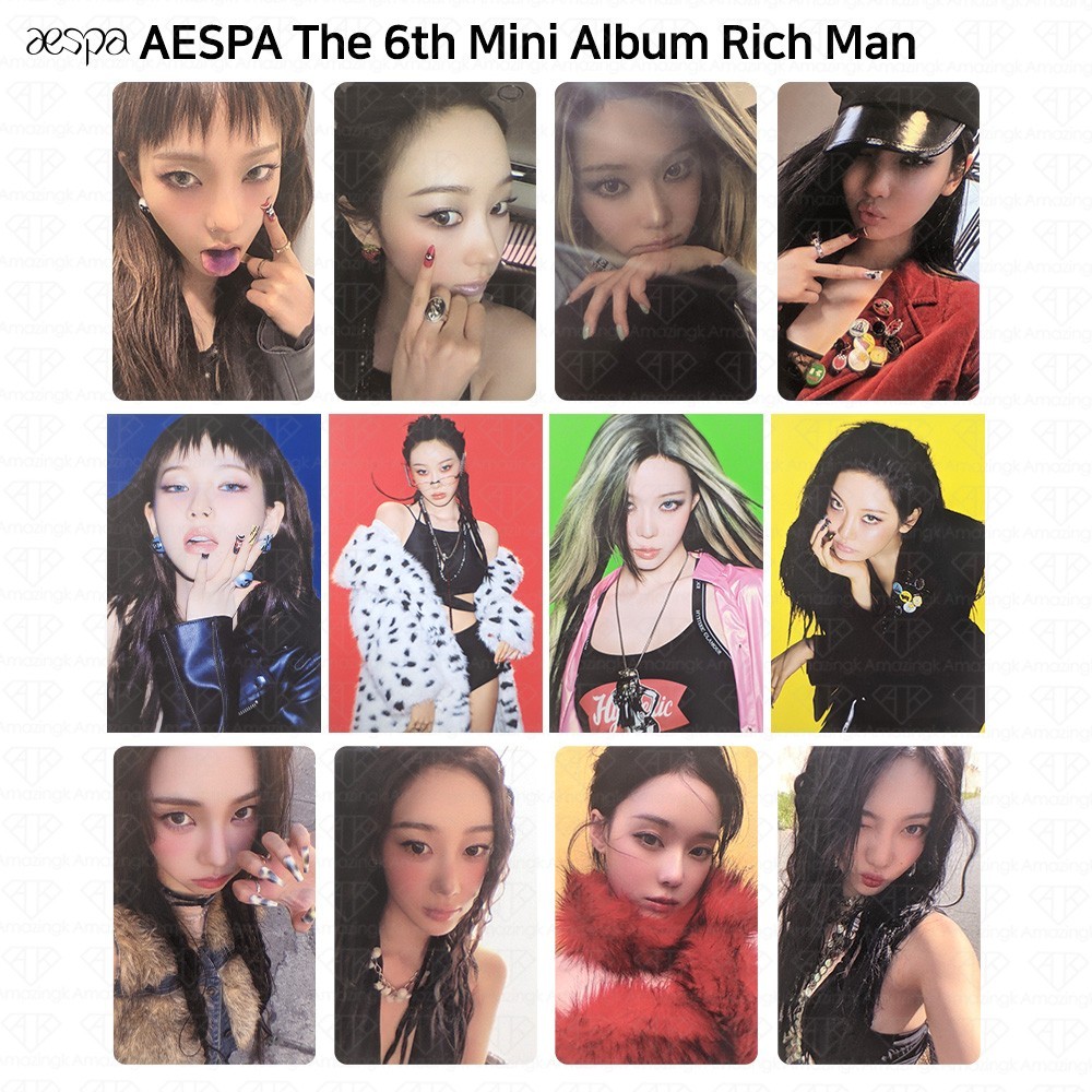 AESPA The 6th Mini Album Rich Man Energy Burst ver. Official