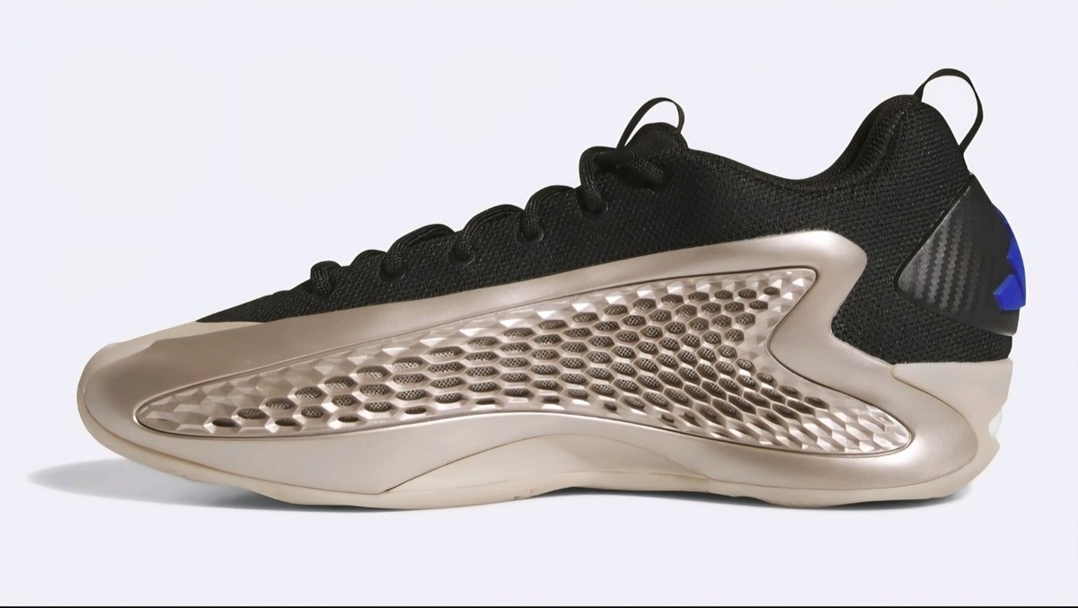 ADIDAS AE 1 Anthony Edwards 1 Low JQ 6133 Champagne Black Mens