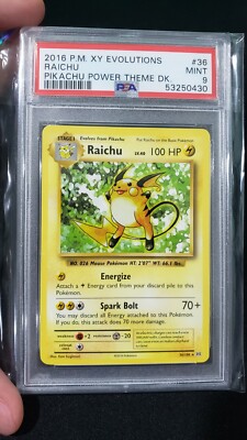 2016 Pokemon: RAICHU 36/108 [Non Holo] XY Evolutions PRERELEASE
