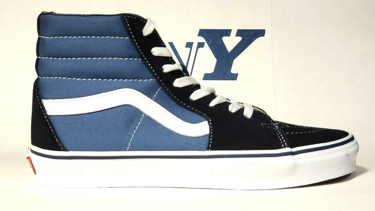 VANS SK8-HI Top Suede Skate Athletic Navy Men's Shoes Rubber