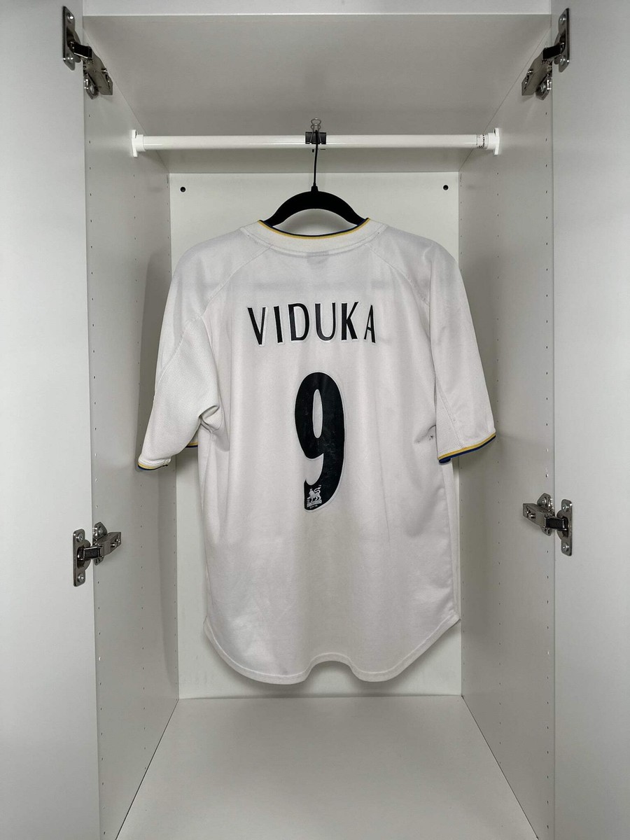 Leeds United Viduka #9 - Nike - 2000/2002 - HOME Kit | eBay