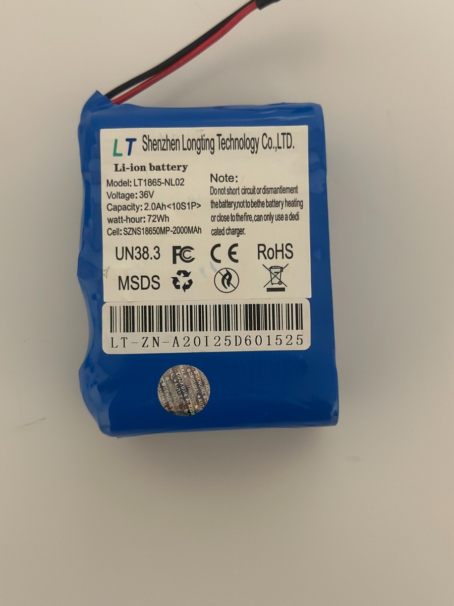 Hover-1 ROCKET( H1-RCKT) Battery Shenzhen Longting LT1865-NL02 36V