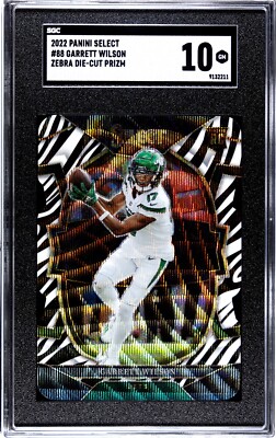 2022 SELECT #88 GARRETT WILSON ZEBRA DIE CUT ROOKIE RC SSP SGC 10