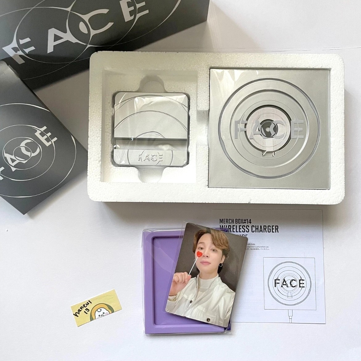 BTS JIMIN Official MERCH BOX #14 FACE Full Set ARMY Membership