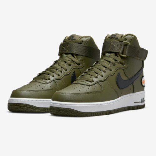 Nike Air Force 1 High '07 LV8 Hoops 'Olive Green. US 10 Authentic