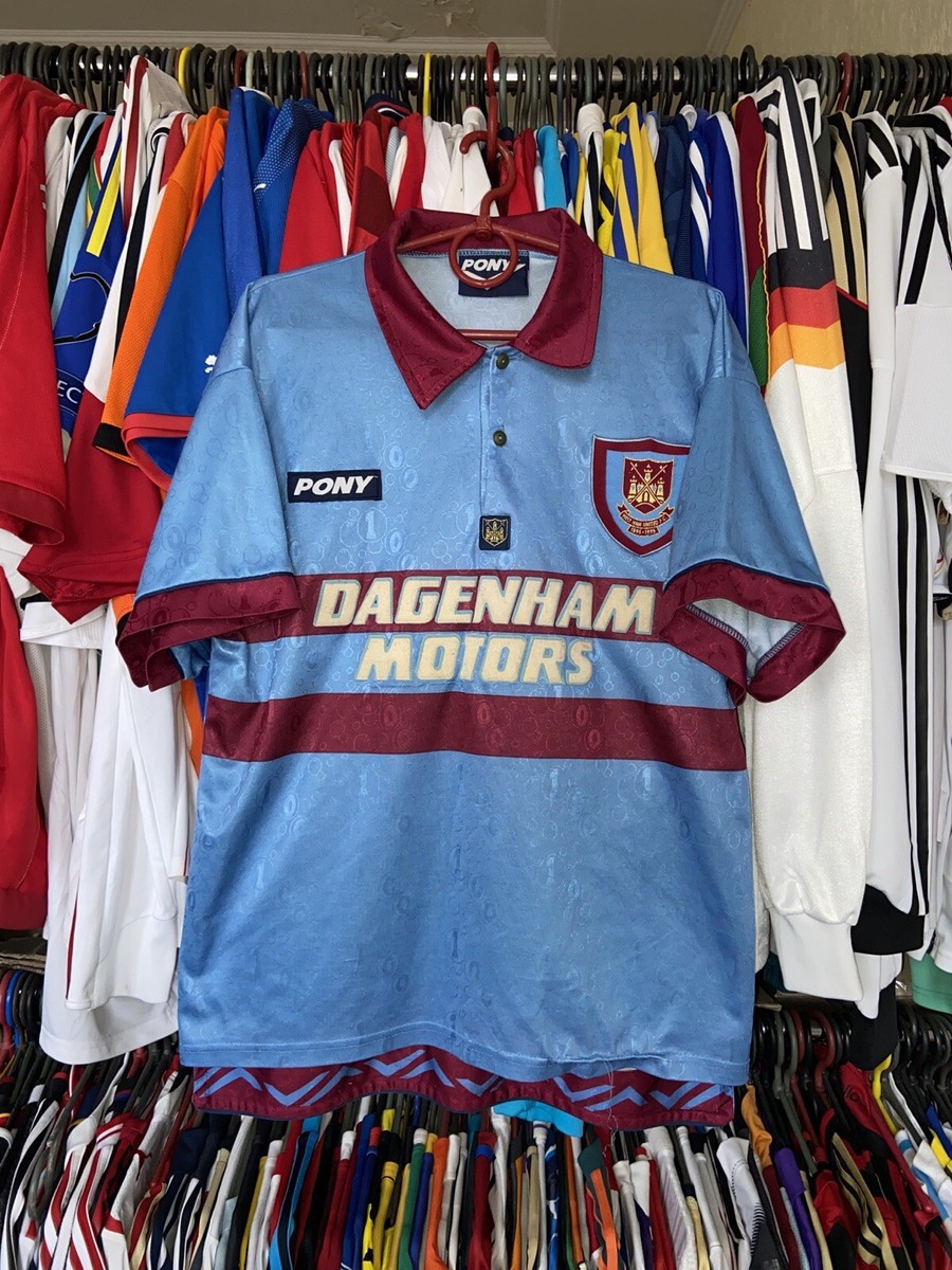 WEST HAM UNITED 1995 1996 1997 AWAY FOOTBAL SHIRT SOCCER JERSEY