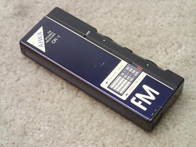 Aiwa CR-1 Vintage FM Stereo Receiver Pocket Sized Radio Made in