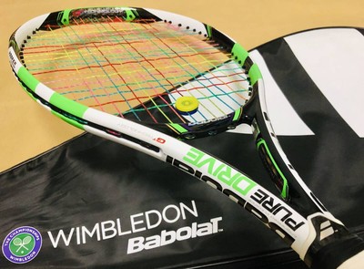 Babolat Pure Drive Wimbledon 2014 Limited Green Tennis Racket +