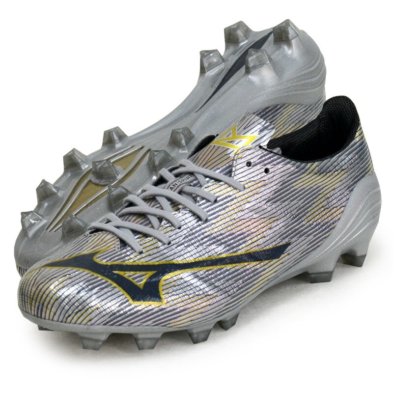 MIZUNO Soccer Cleats Mizuno Alpha 2 JAPAN P1GA256004 Galaxy Silver