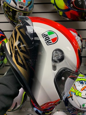 AGV K6 -S Marco Simoncelli GOLD ACU APPROVED ROAD RACING