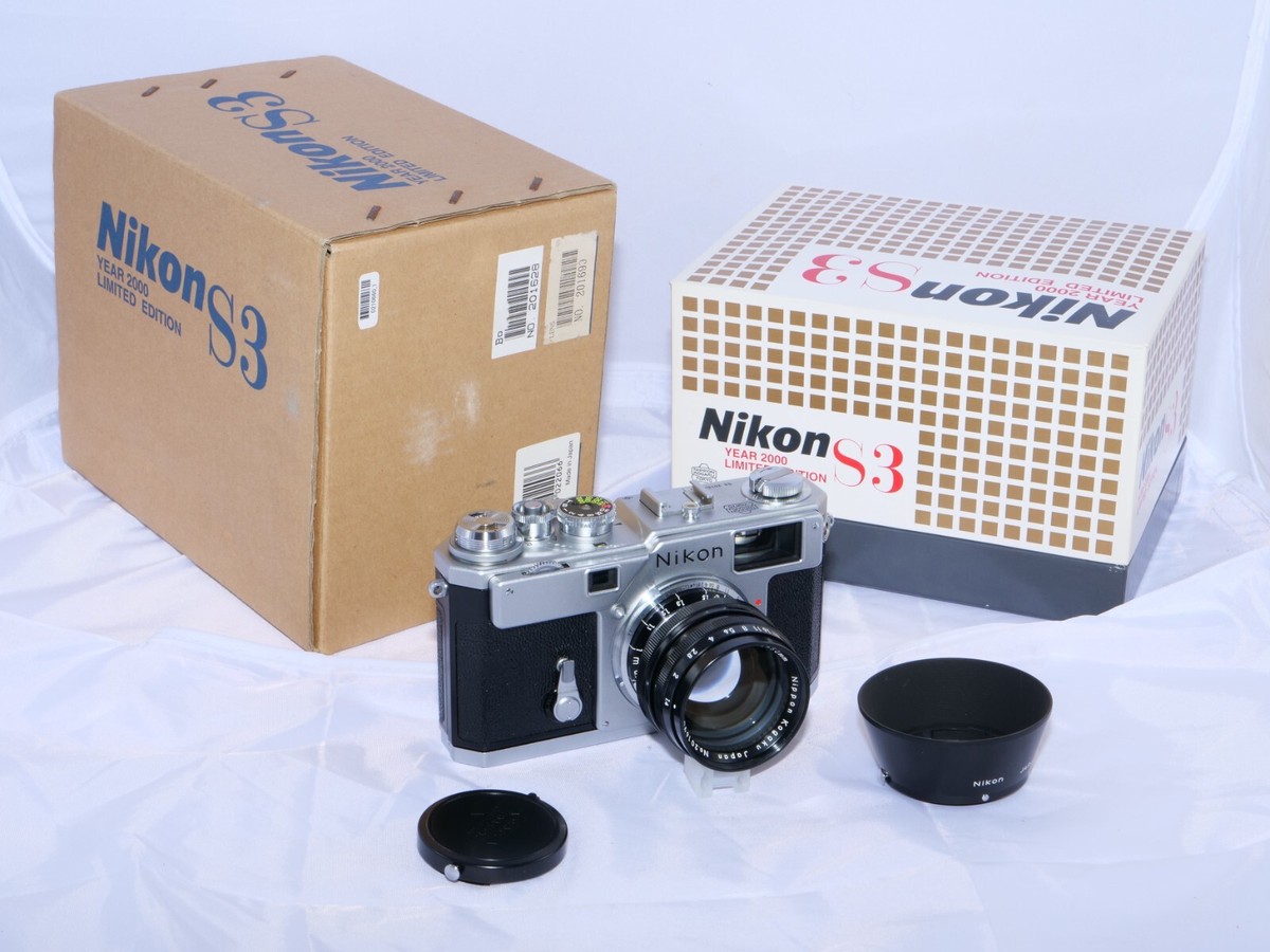 Nikon S3 Year 2000 Millennium Model. Nikkor S 50mm f/1.4 black